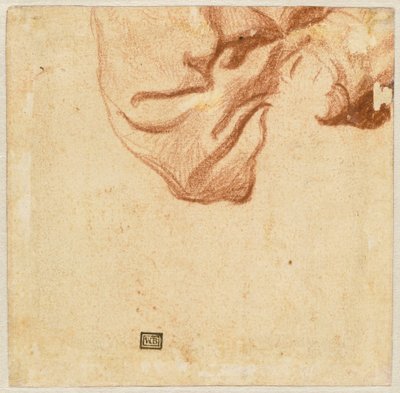 Draperiestudie (verso) von Dutch 17th Century