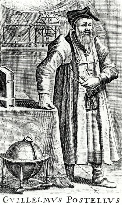 Guillelmus Postellus, 17. Jahrhundert von Dutch School