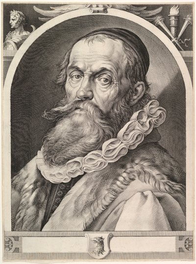 Porträt von Hendrick Goltzius, veröffentlicht 1617 von Dutch School