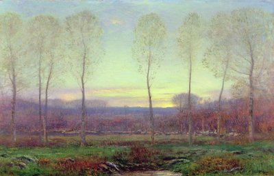 Oktober Dämmerung von Dwight William Tryon