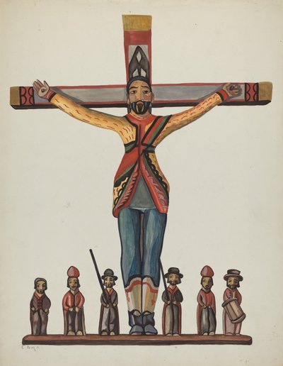 Bulto, Heiliger Acacio, 1935-1942 von E. Boyd