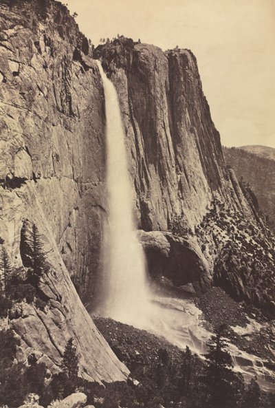 Yosemite-Fälle, 1868 von Eadweard Muybridge