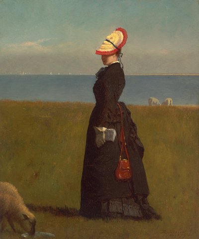 Lämmer, Nantucket von Eastman Johnson