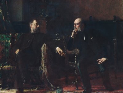 Das Finanzierungsgesetz, 1881 von Eastman Johnson