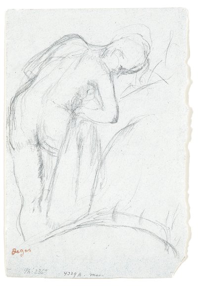 Nach dem Bad von Edgar Degas