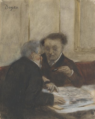 Im Café Châteaudun, ca. 1870 von Edgar Degas