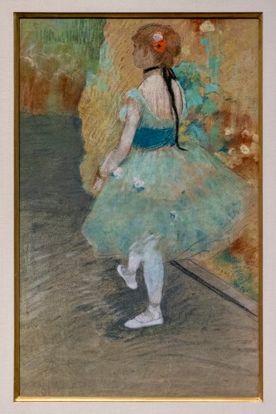 Grüne Tänzerin. Um 1878. Pastell auf Papier. von Edgar Degas
