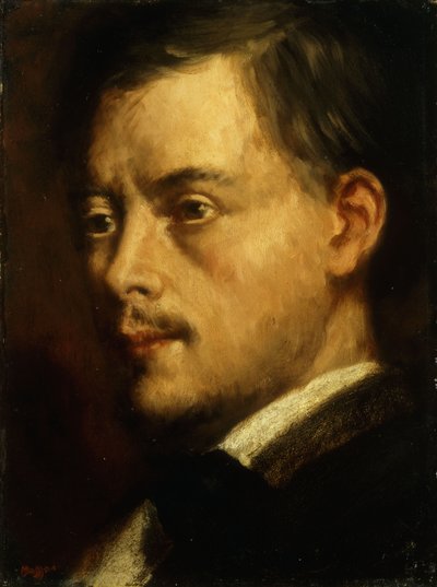 Kopf eines Mannes, ca. 1864 von Edgar Degas
