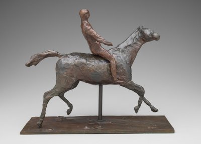 Pferd und Reiter, ca. 1900 von Edgar Degas