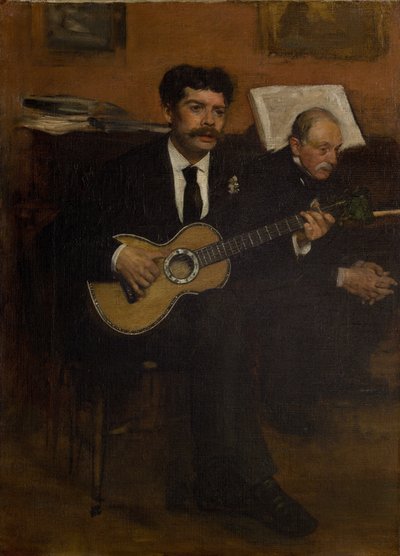 Lorenzo Pagans und Auguste de Gas von Edgar Degas