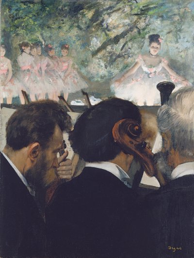 Orchestermusiker von Edgar Degas