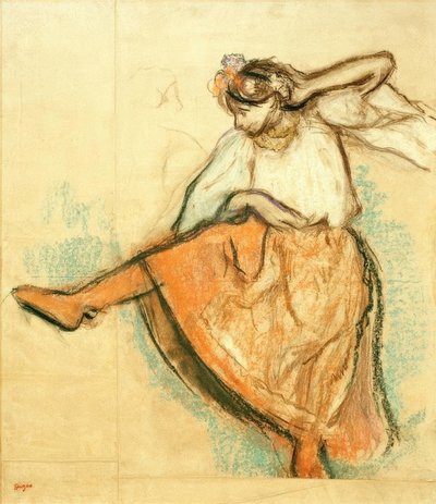 Russische Tänzerin von Edgar Degas
