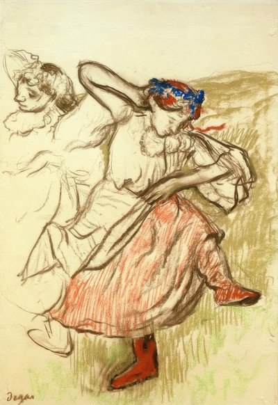 Russische Tänzerinnen von Edgar Degas