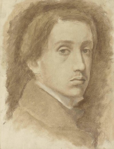 Selbstporträt, ca. 1854 von Edgar Degas