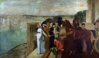 Semiramis baut Babylon, 1861 von Edgar Degas