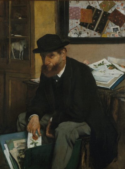 Der Sammler von Drucken von Edgar Degas