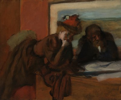 Das Gespräch von Edgar Degas