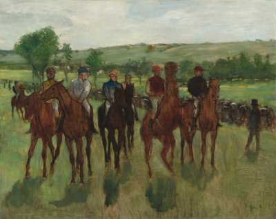 Die Reiter, ca. 1885 von Edgar Degas