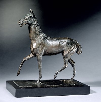 Trabendes Pferd von Edgar Degas