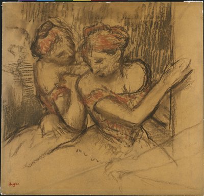 Zwei Tänzer von Edgar Degas