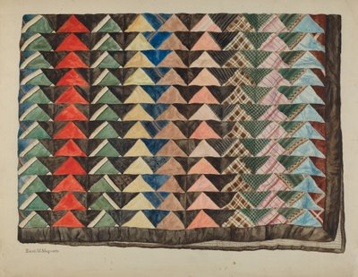 Patchwork-Quilt von Edith Magnette