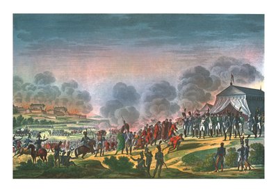 Bombardierung von Madrid, 4. Dezember 1808, ca. 1850 von Edme Bovinet