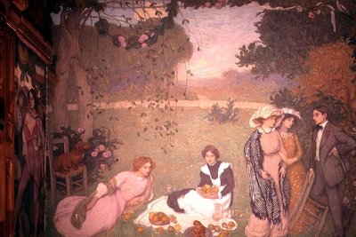 Mittagessen im Grünen von Edmond François Aman Jean