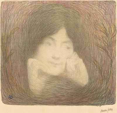 Mlle Moréno von der Comédie-Française von Edmond Aman Jean