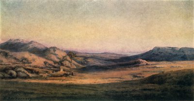 Landschaftsgemälde, Titel unbekannt von Edmond Baibazzona