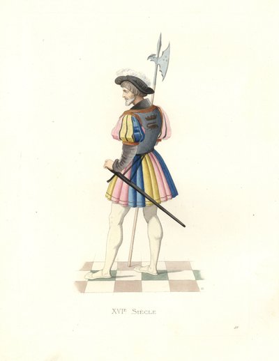 Leibwächter von Franz I. von Edmond Lechevallier Chevignard