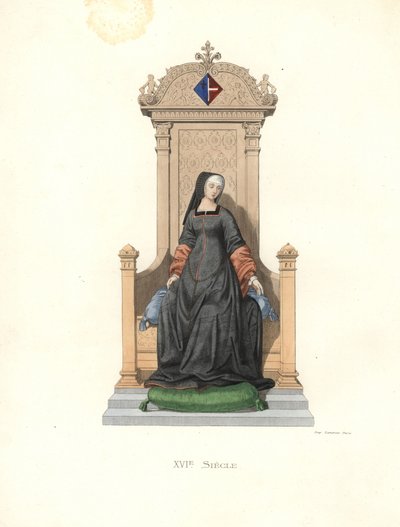 Louise de Savoie, Louise von Savoyen von Edmond Lechevallier Chevignard