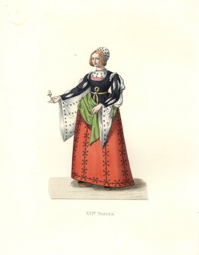 Frau aus Kastilien, Spanien von Edmond Lechevallier Chevignard