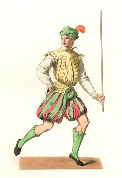 Französischer Lakai von Edmond Lechevallier Chevignard