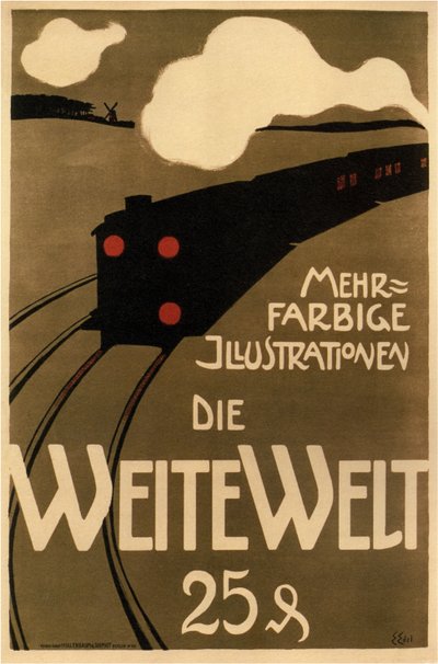 Die weite Welt, 1900 von Edmund Edel