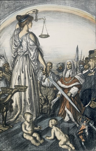 Die Herrschaft der Gerechtigkeit von Edmund Joseph Sullivan