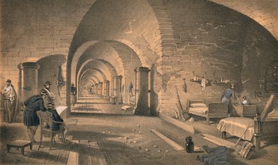 Innenansicht von Fort Nicholas, 1856 von Edmund Walker