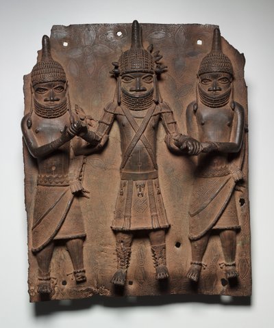 Plakette, möglicherweise 1500er-1600er Jahre von Edo Culture