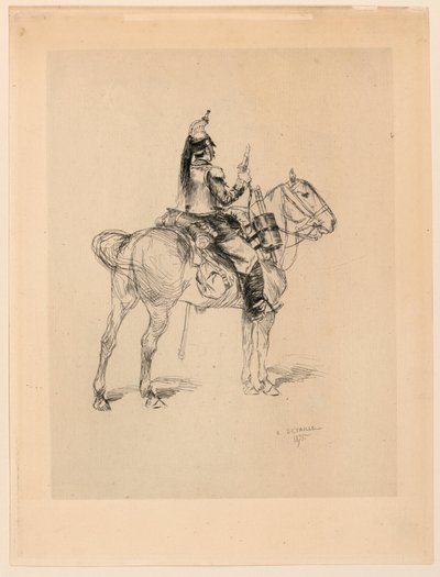 Trompete des Reiterjägers von Edouard Detaille
