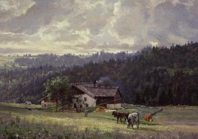 Chez Sandoz a la Joux Perret von Edouard Jeanmarie
