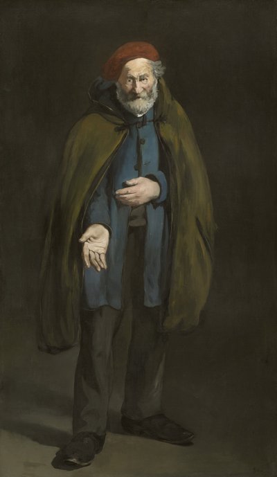 Bettler mit einem Duffelmantel von Édouard Manet