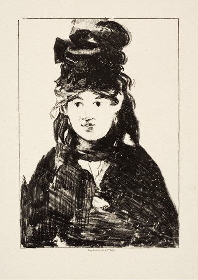 Berthe Morisot, ca. 1872 von Édouard Manet