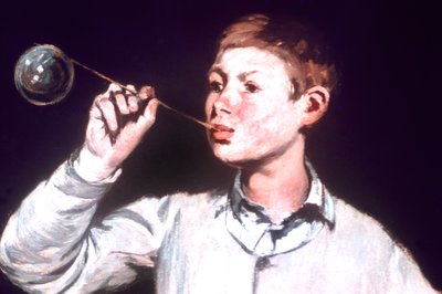 Junge, der Seifenblasen bläst, Detail, 1867 von Édouard Manet