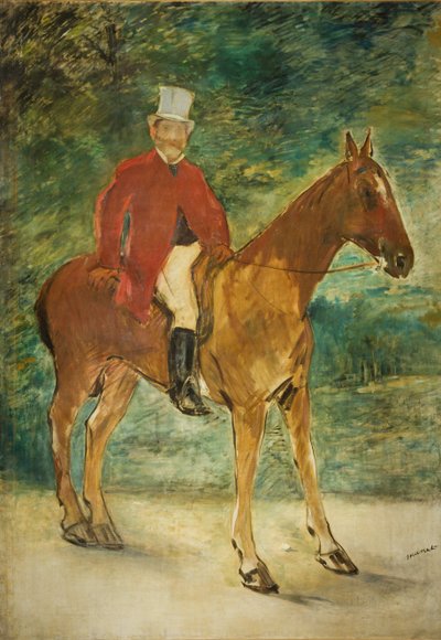 Reiterporträt von Michel Arnaud, 1875 von Édouard Manet