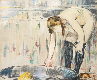 Frau in der Wanne von Édouard Manet