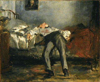 Le Suicidé, um 1877 von Édouard Manet