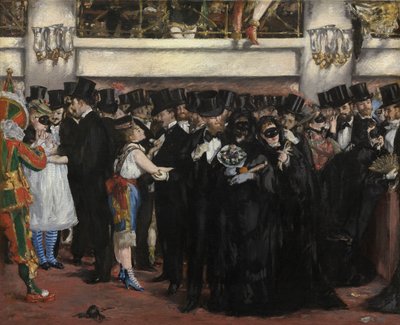 Maskenball in der Oper von Édouard Manet