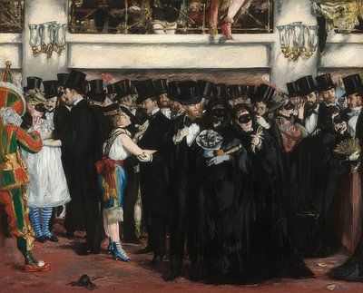 Maskenball in der Oper von Édouard Manet