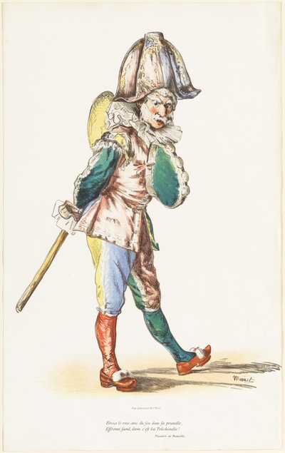 Polichinelle, 1874 von Édouard Manet