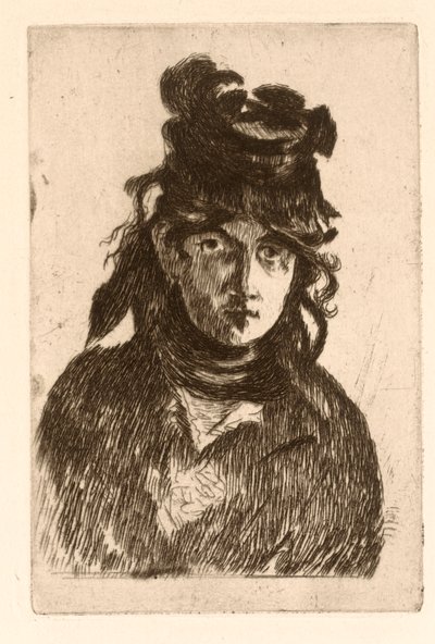 Porträt von Berthe Morisot von Édouard Manet