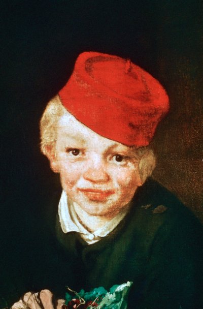 Der Junge mit den Kirschen, Detail, 1859 von Édouard Manet